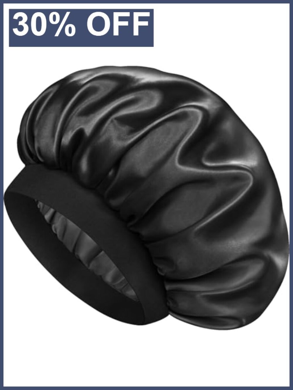 Satin Silk Bonnet for Hair, Double Layer Sleep Cap, One Size